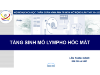BS Lâm Thanh Ngọc - Tang sinh lympho hoc mat