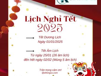 Dr King US thông báo nghỉ tết 2025 